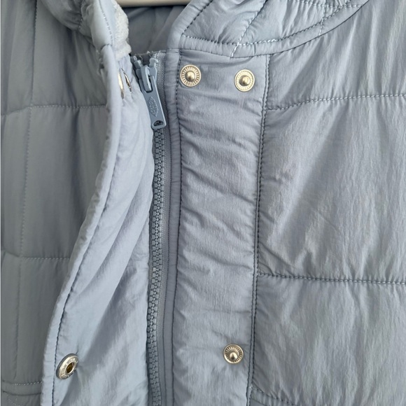 Free People Happy Trails Poncho blue/grey size Small - Picture 6 of 11